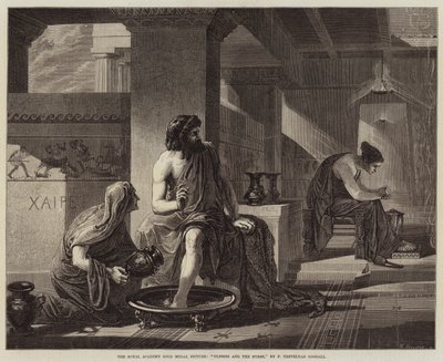 The Royal Academy Gold Medal Picture, Ulysses and the Nurse by Frederick Trevelyan Goodall